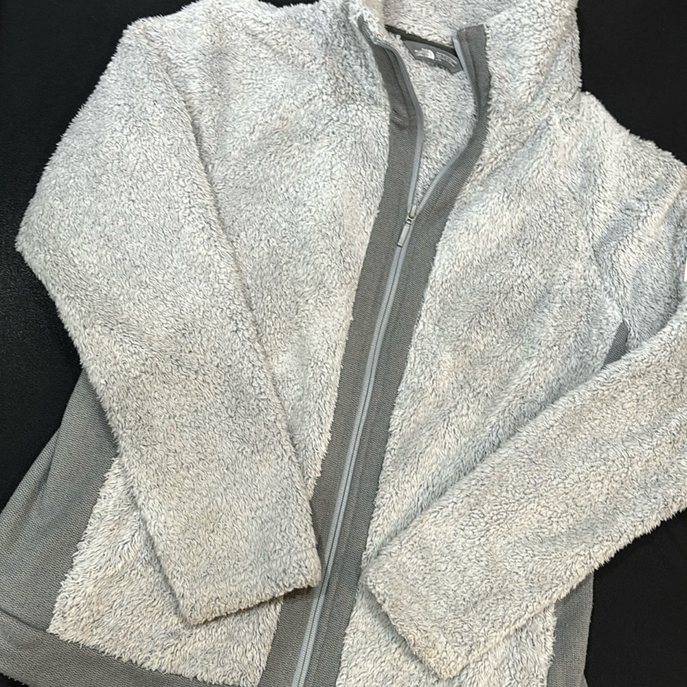 North face fleece jacket womens large